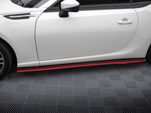 Load image into Gallery viewer, Maxton Design - SIDE SKIRTS SPLITTERS (BLACK & RED) V.2 SUBARU BRZ (2017-2020)/ TOYOTA GT86 FACELIFT (2017-UP)