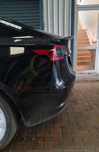 Load image into Gallery viewer, CF Style Carbon Fibre Boot Spoiler for Tesla Model 3 16-23