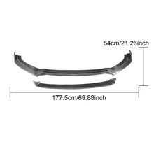Load image into Gallery viewer, CF Style Carbon Fibre Front Splitter for Audi A3 Saloon S Line & S3 16-19