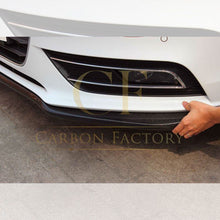 Load image into Gallery viewer, CF Style Carbon Fibre Front Splitter for Audi A4 B8.5 Non S Line 13-15