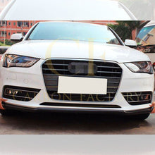 Load image into Gallery viewer, CF Style Carbon Fibre Front Splitter for Audi A4 B8.5 Non S Line 13-15