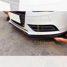 Load image into Gallery viewer, CF Style Carbon Fibre Front Splitter for Audi A4 B8.5 Non S Line 13-15
