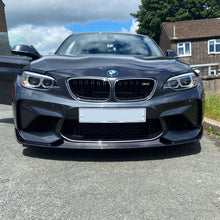Load image into Gallery viewer, CS Style Carbon Fibre Front Splitter for BMW F87 M2 OG 16-18