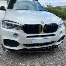 Load image into Gallery viewer, Carbon Factory Style Gloss Black Body Kit Splitter Diffuser Side Skirts Spoiler for BMW F15 X5 13-18