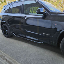 Load image into Gallery viewer, Carbon Factory Style Gloss Black Body Kit Splitter Diffuser Side Skirts Spoiler for BMW F15 X5 13-18