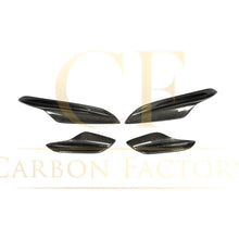 Load image into Gallery viewer, Carbon Fibre Front Bumper Canards 4 Pcs for BMW E90 E92 E93 M3 07-13