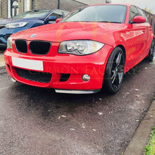 Load image into Gallery viewer, Carbon Fibre Front Splitter Covers for BMW E87 1 Series M Sport 04-13