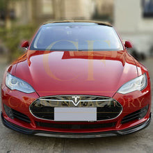 Load image into Gallery viewer, Carbon Fibre Front Splitter for Tesla Model S P85 14-15