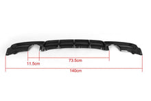 Load image into Gallery viewer, Carbon Fibre Rear Diffuser Dual Exhaust for BMW F30 F31 3 Series 12-19