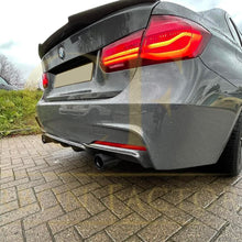 Load image into Gallery viewer, Carbon Fibre Rear Diffuser Dual Exhaust for BMW F30 F31 3 Series 12-19