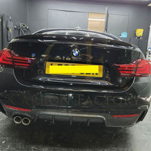 Load image into Gallery viewer, Carbon Fibre Rear Diffuser Twin Exhaust for BMW F32 F33 F36 4 Series 14-20