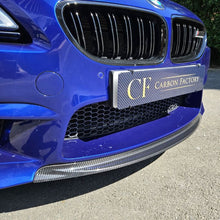Load image into Gallery viewer, Centre Insert Pre-Preg Carbon Fibre Front Splitter for BMW F06 F12 F13 M6 11-18