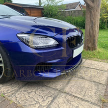 Load image into Gallery viewer, Centre Insert Pre-Preg Carbon Fibre Front Splitter for BMW F06 F12 F13 M6 11-18