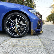 Load image into Gallery viewer, Competition Style Gloss Black Front Splitter for BMW 3 Series G20 G21 Pre-LCI 19-22