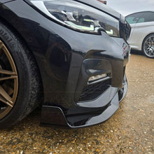Load image into Gallery viewer, Competition Style Gloss Black Front Splitter for BMW 3 Series G20 G21 Pre-LCI 19-22