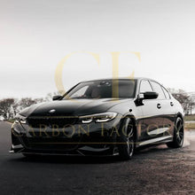 Load image into Gallery viewer, Competition Style Gloss Black Front Splitter for BMW 3 Series G20 G21 Pre-LCI 19-22