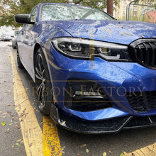 Load image into Gallery viewer, Competition Style Gloss Black Front Splitter for BMW 3 Series G20 G21 Pre-LCI 19-22