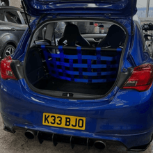 Load image into Gallery viewer, Vauxhall Corsa E Strut bar and Cargo net