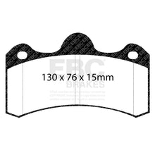Load image into Gallery viewer, EBC Yellowstuff 4000 Series Street and Track Brake Pad Set (DP4043R)