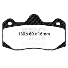 Load image into Gallery viewer, EBC Bluestuff NDX Trackday Brake Pad Set (DP5049NDX)