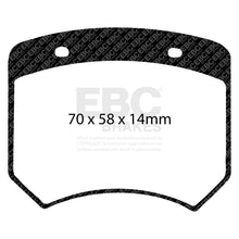 Load image into Gallery viewer, EBC Yellowstuff 4000 Series Street and Track Brake Pad Set (DP4102R)