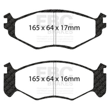 Load image into Gallery viewer, EBC Greenstuff 6000 Series Truck and SUV Brake Pad Set (DP61250)