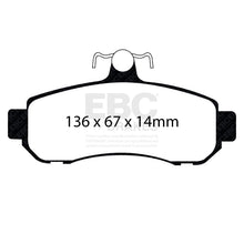 Load image into Gallery viewer, EBC Greenstuff 2000 Series Sport Brake Pad Set (DP21509)