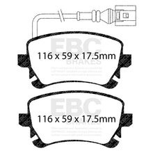 Load image into Gallery viewer, EBC Brakes Pad and Disc Kit (PD08KR376)