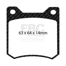 Load image into Gallery viewer, EBC Yellowstuff 4000 Series Street and Track Brake Pad Set (DP4162R)