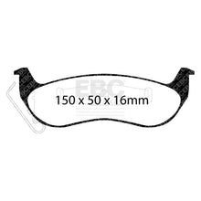 Load image into Gallery viewer, EBC Greenstuff 2000 Series Sport Brake Pad Set (DP21677)