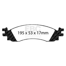 Load image into Gallery viewer, EBC Yellowstuff 4000 Series Street and Track Brake Pad Set (DP41767R)