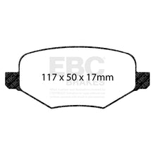 Load image into Gallery viewer, EBC Yellowstuff 4000 Series Street and Track Brake Pad Set (DP41826R)
