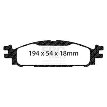 Load image into Gallery viewer, EBC Yellowstuff 4000 Series Street and Track Brake Pad Set (DP41873R)