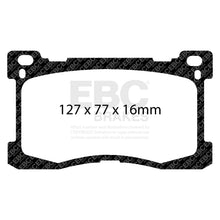 Load image into Gallery viewer, EBC Yellowstuff 4000 Series Street and Track Brake Pad Set (DP41882R)