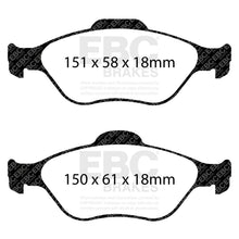 Load image into Gallery viewer, EBC Ultimax OE Replacement Brake Pad Set (DP1972)