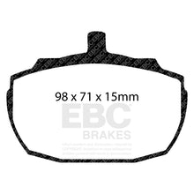 Load image into Gallery viewer, EBC Yellowstuff 4000 Series Street and Track Brake Pad Set (DP4243R)