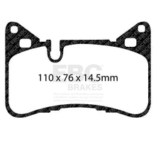 Load image into Gallery viewer, EBC Yellowstuff 4000 Series Street and Track Brake Pad Set (DP42117R)