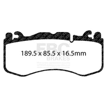 Load image into Gallery viewer, EBC Yellowstuff 4000 Series Street and Track Brake Pad Set (DP42174R)