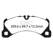 Load image into Gallery viewer, EBC Bluestuff NDX Trackday Brake Pad Set (DP52203NDX)