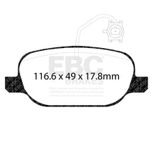 Load image into Gallery viewer, EBC Brakes Yellowstuff 4000 Series Street and Track Brake Pad Set (DP42236R)