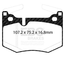 Load image into Gallery viewer, EBC Brakes Yellowstuff 4000 Series Street and Track Brake Pad Set (DP42261R)