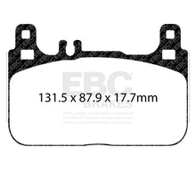 Load image into Gallery viewer, EBC Yellowstuff 4000 Series Street and Track Brake Pad Set (DP42284R)