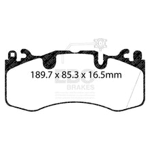 Load image into Gallery viewer, EBC Bluestuff Brake Pad 5000 Series TrackDay Set (DP52336NDX)
