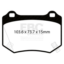 Load image into Gallery viewer, EBC Yellowstuff Brake Pad 4000 Series Sport Set (DP42361R)
