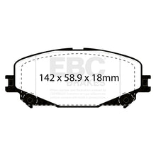 Load image into Gallery viewer, EBC Greenstuff Brake Pad 2000 Series Sport Set (DP22382)
