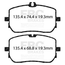 Load image into Gallery viewer, EBC Yellowstuff 4000 Series Street and Track Brake Pad Set (DP42395R)