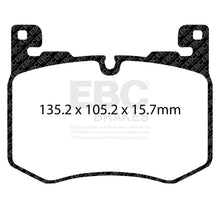 Load image into Gallery viewer, EBC Bluestuff NDX Trackday Brake Pad Set (DP52412NDX)