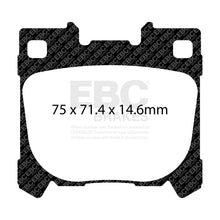 Load image into Gallery viewer, EBC Yellowstuff 4000 Series Street and Track Brake Pad Set (DP42431R)