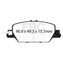 Load image into Gallery viewer, EBC Yellowstuff 4000 Series Street and Track Brake Pad Set (DP43085R)