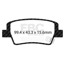 Load image into Gallery viewer, EBC Yellowstuff Brake Pad 4000 Series Sport Set (DP43154R)